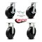 Service Caster 12'' Heavy Duty Phenolic Wheel Caster Set 2 Swivel Lock and Brake 2 Rigid, 4PK CRAN-SCC-KP92S1230-PHR-SLB-BSL-2-R-2 - alternate 2